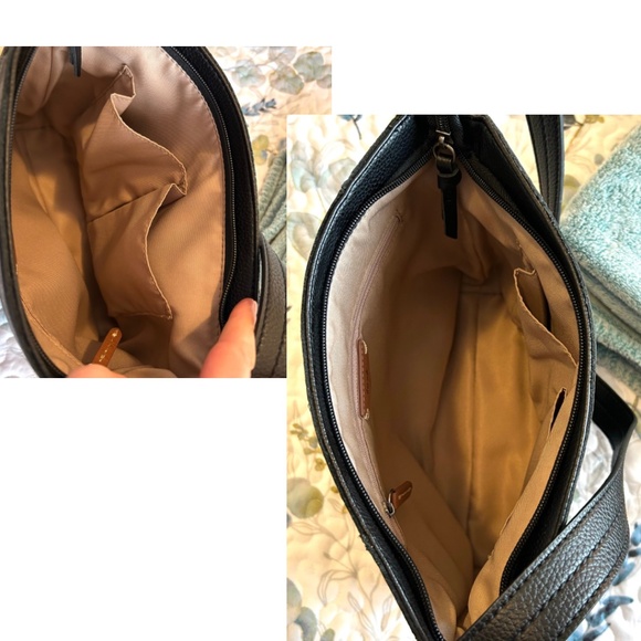 Like New! The Sak DeYoung Hobo Shoulder Bag in Black Leather - Picture 9 of 16